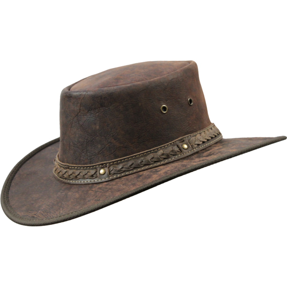 Barmah, chapeau cuir, modèle 1018 - Boutique L'Orignal Fringant